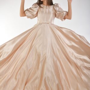 Shimmering Princess Gown - Champagne